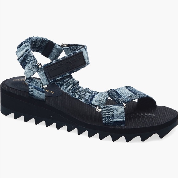 Kurt Geiger Shoes - Kurt Geiger Blue Denim Women's Sandals